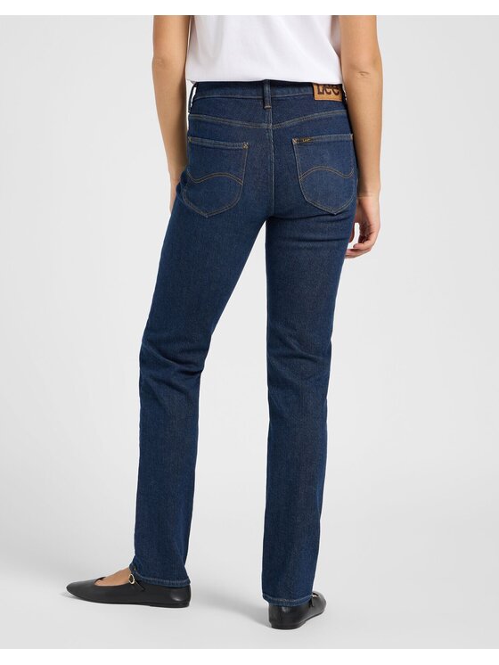 Lee Lee Jeansy ELLY Niebieski Straight Leg