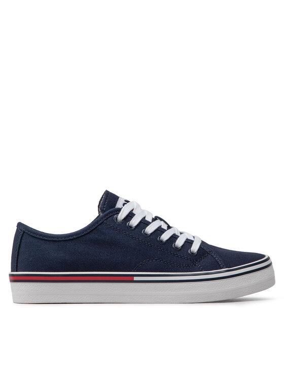 Tommy Jeans Tenis Superge Essential Low EN0EN01796 Mornarsko Modra