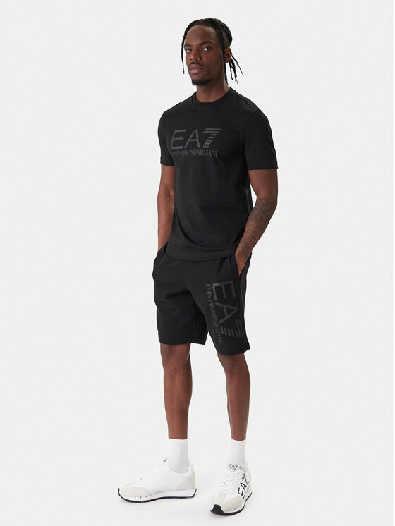 EA7 Emporio Armani EA7 Emporio Armani Pantaloni scurți sport 7M001414 AF22266 MC005 Negru Regular Fit