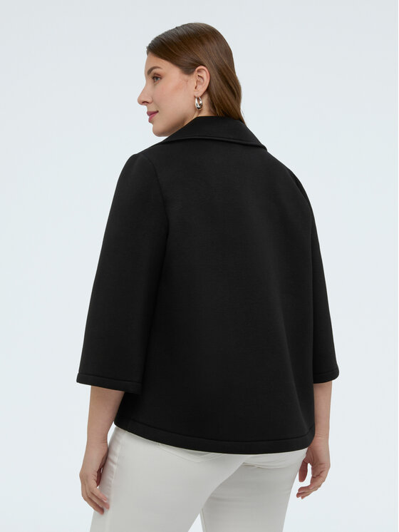 Fiorella Rubino Fiorella Rubino Cappotto invernale 8022T000370N033 Nero A-Line Fit