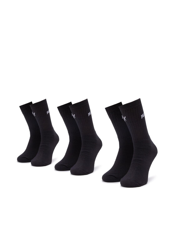 Set de 3 perechi de șosete lungi de damă Puma 90793401 r.39/42 Negru