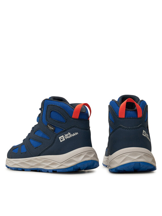 Jack Wolfskin Jack Wolfskin Turistiniai batai Woodland 2 Texapore Mid K 4059831 Tamsiai mėlyna