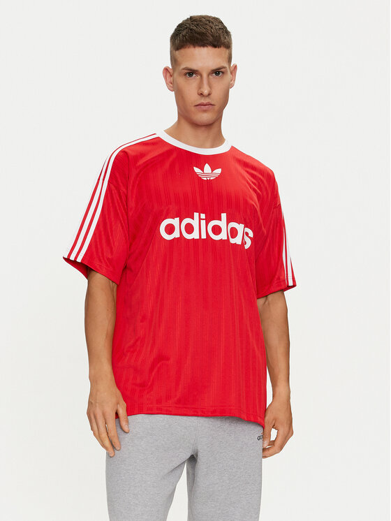 adidas Tricou adicolor IM9458 Roșu Loose Fit