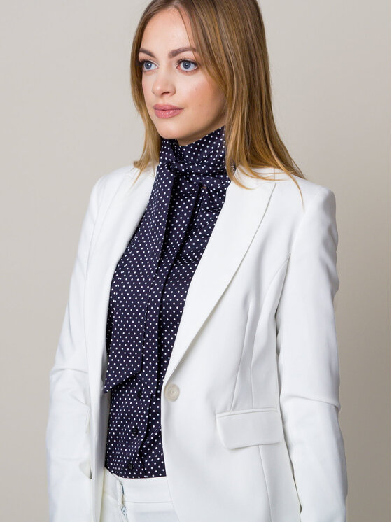 Willsoor Willsoor Marynarka 67103 Biały Regular Fit