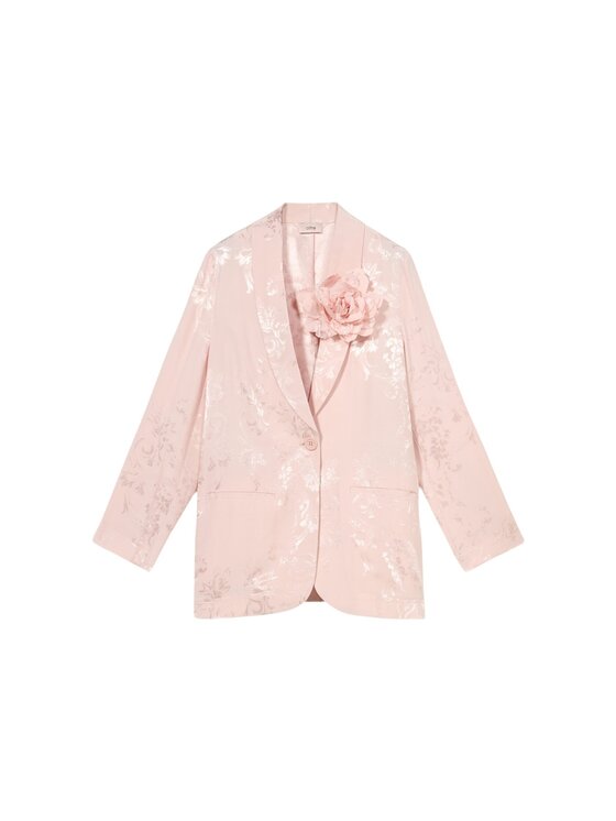 Oltre Oltre Giacca di transizione R087R002075N006 Rosa Baggy Fit
