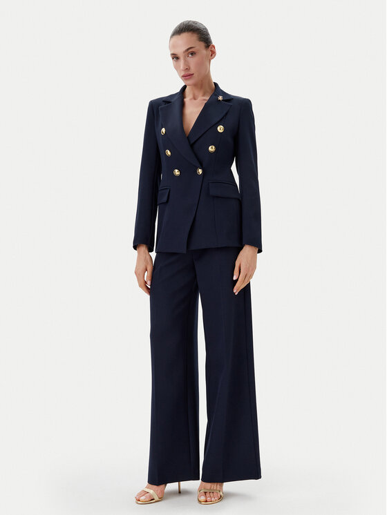 Maryley Maryley Stoffhose 25EB680/M25/43BL Dunkelblau Regular Fit