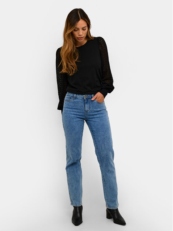 Kaffe Kaffe Blusa Serena 10508116 Nero Regular Fit