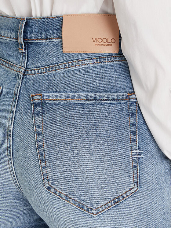 ViCOLO ViCOLO Jeansy DF5065 Niebieski Wide Leg