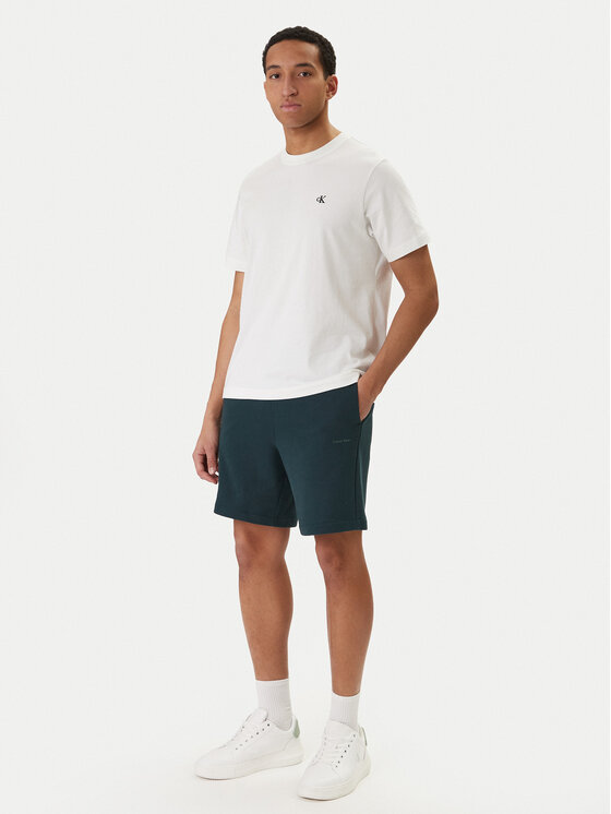 Calvin Klein Calvin Klein Sportiniai šortai Nano Logo LV04LF244G Žalia Regular Fit