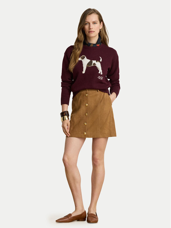 LAUREN RALPH LAUREN LAUREN RALPH LAUREN Светр 200B27844001 Бордовий Relaxed Fit