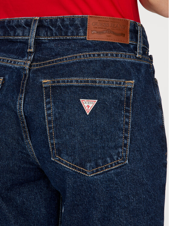 Guess Jeans Guess Jeans Τζιν W4YA98 D5CC2 Σκούρο μπλε Straight Fit