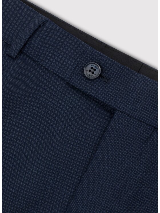 Pako Lorente Pako Lorente Spodnie garniturowe P25SP-6G-018 Granatowy Super Slim Fit