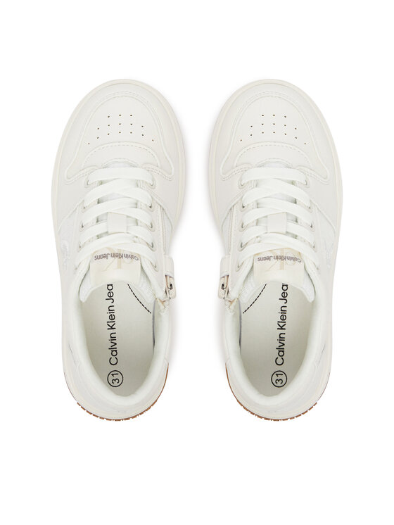 Calvin Klein Jeans Calvin Klein Jeans Sneakersy Low Cut Lace-Up Sneaker V3X9-82093-1697 M Biały
