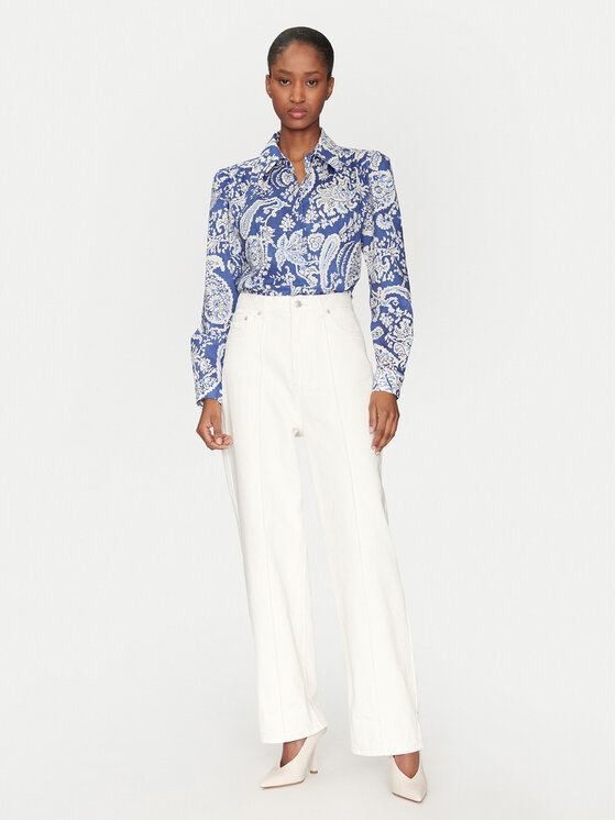 Luisa Spagnoli Luisa Spagnoli Риза Bonifico 541847 Син Regular Fit