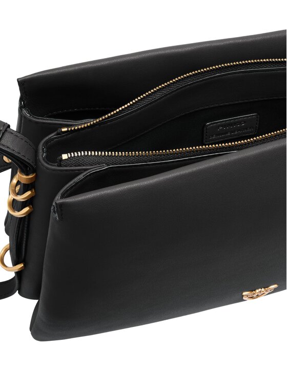 PINKO PINKO Torba Triplet vitello morbido Crna