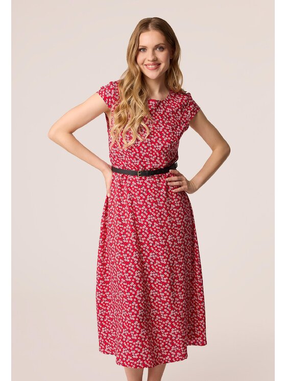 QUIOSQUE QUIOSQUE Každodenné šaty Quiosque 4UB004611 Červená Regular Fit