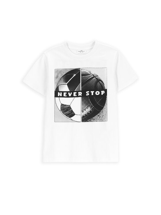 Coccodrillo T-Shirt WC5143201VBC Biały Regular Fit