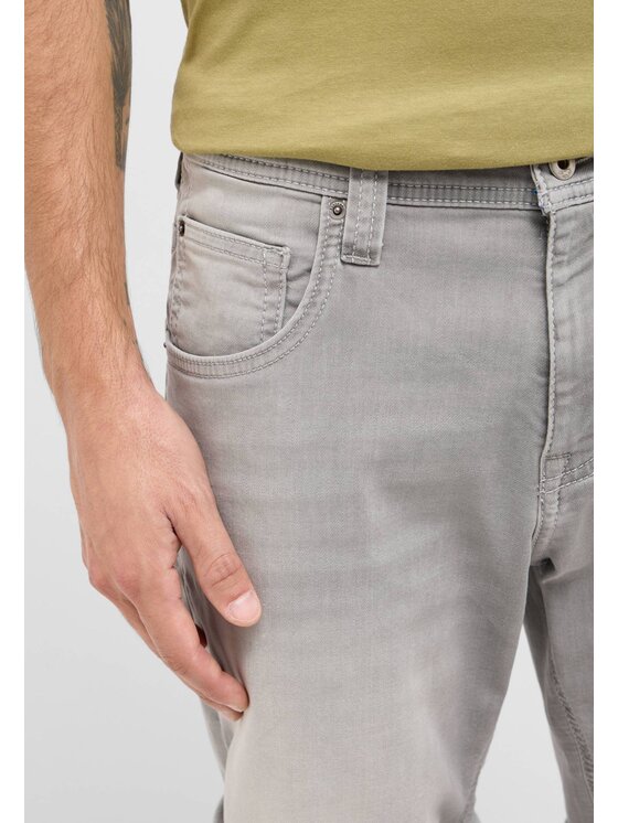 Mustang Mustang Pantaloncini di jeans Style Chicago Grigio Slim Fit