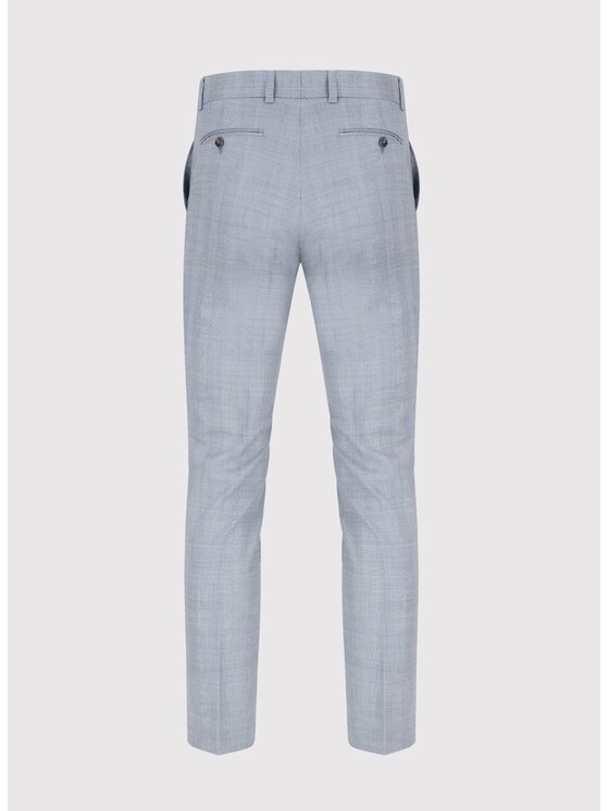 Pako Lorente Pako Lorente Spodnie garniturowe P24SF-6G-015 Niebieski Slim Fit