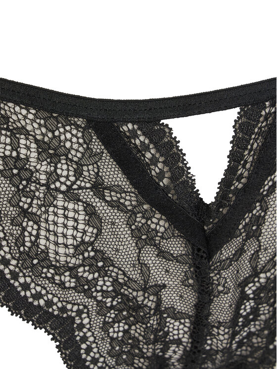 Hunkemöller Hunkemöller Spalna srajca Babydoll Isabelle 205820 Črna