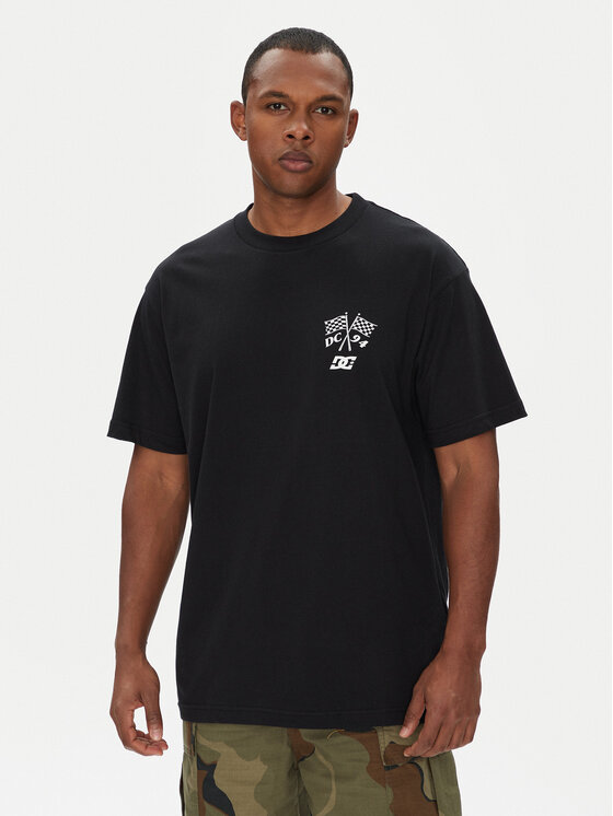 DC Shoes DC Shoes T-Shirt ADYZT05467 Czarny Regular Fit