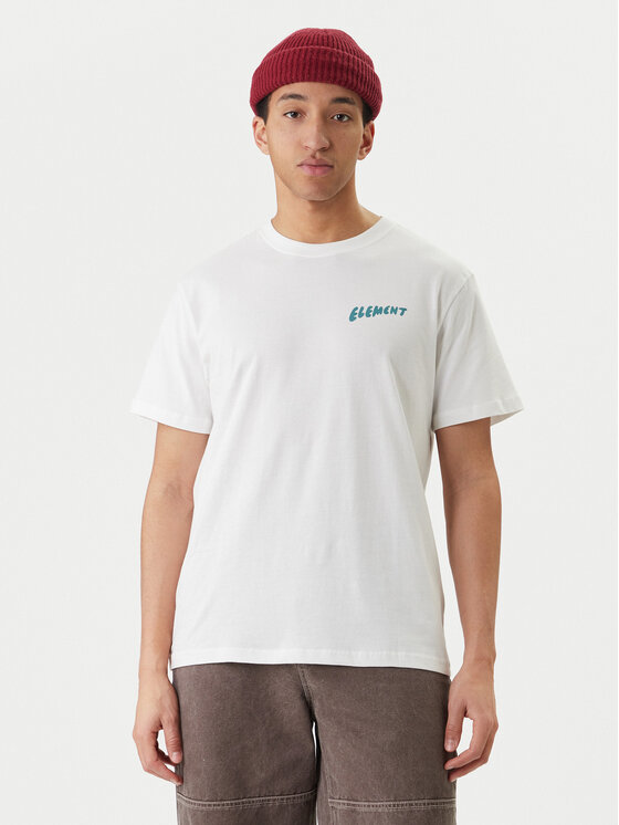 Element Element T-Shirt Sunrise ELYZT00576 Λευκό Regular Fit