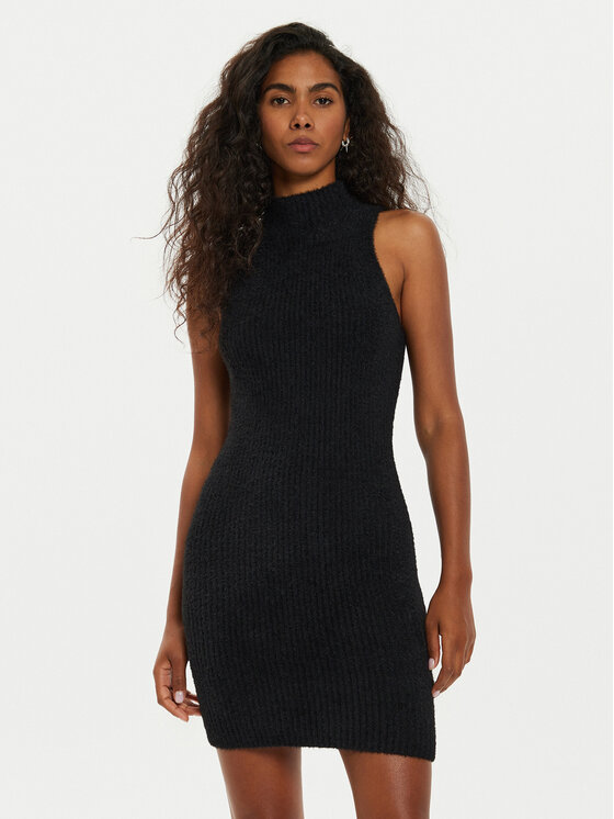 Guess Rochie cocktail W4BK72 Z3BJ0 Negru Regular Fit