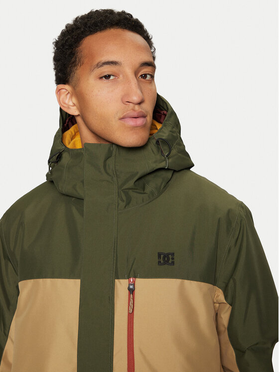 DC DC Snieglenčių striukė Defiant ADYTJ03084 Žalia Standard Fit