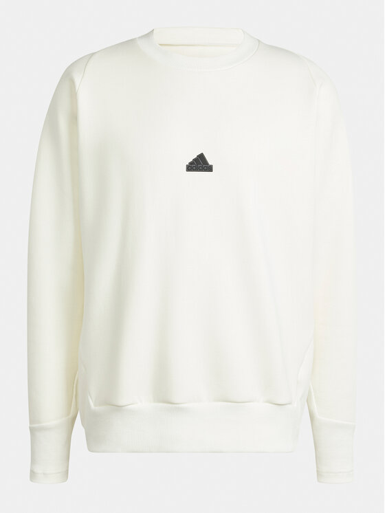 adidas adidas Majica dugih rukava Z.N.E. Premium IN1845 Bijela Loose Fit