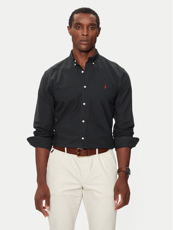 Polo Ralph Lauren Polo Ralph Lauren Сорочка Bsr 710772288 Чорний Slim Fit