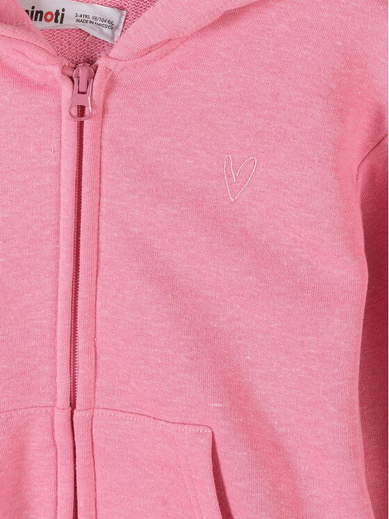 minoti minoti Bluza 30FLEECE108 Różowy Regular Fit