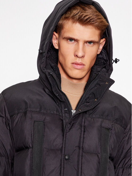 BOSS BOSS Žieminė striukė Olomi 50498233 Juoda Regular Fit