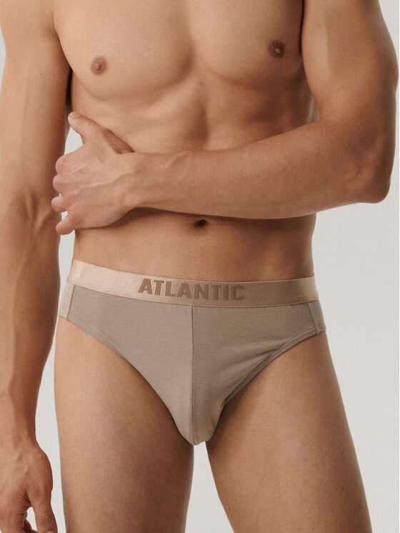 Atlantic Atlantic Slipy pima cotton Beżowy