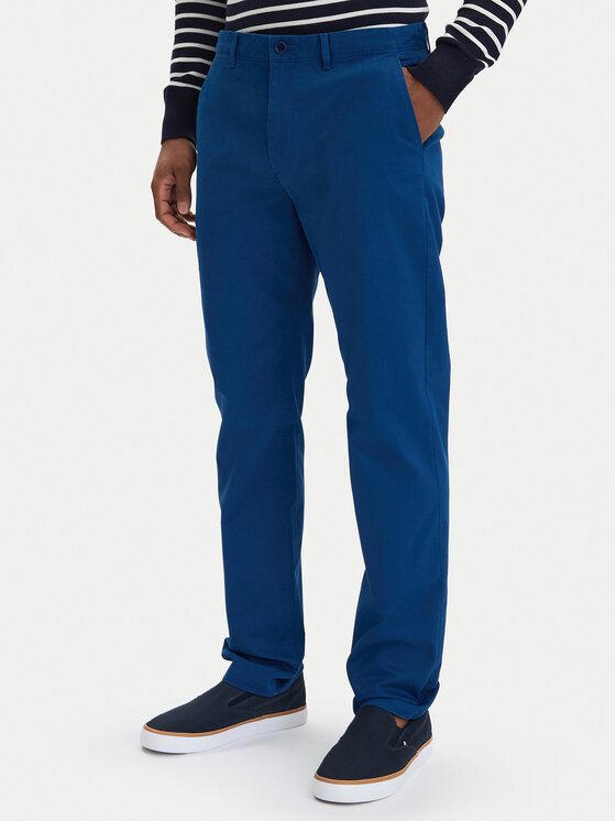 Tommy Hilfiger Pantaloni din material MW0MW40262 Albastru Regular Fit
