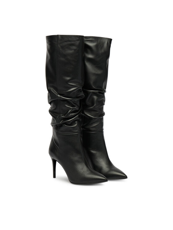 Pollini Pollini Ботуши SA26038M0NTE0000 Черен