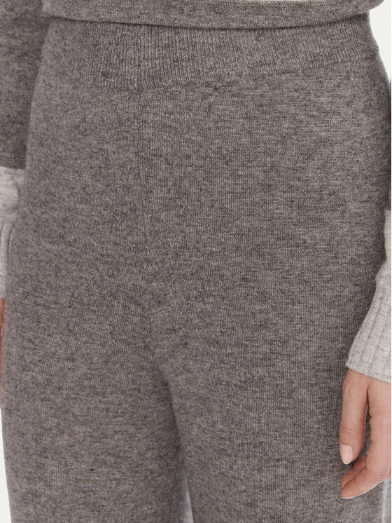 United Colors Of Benetton United Colors Of Benetton Spodnie dzianinowe 102HDF00Z Szary Wide Leg