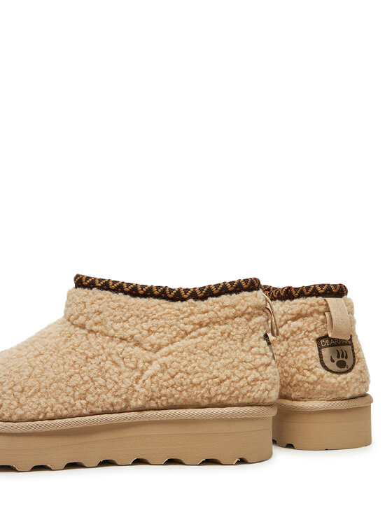 Bearpaw Bearpaw Lumesaapad Snuggle Daphne Deco 3192W Beež