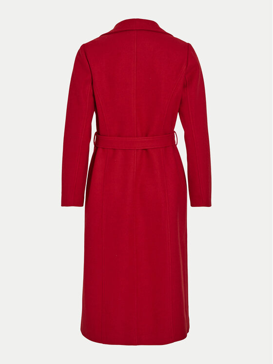 Vila Vila Cappotto invernale Dica 14104996 Rosso Regular Fit
