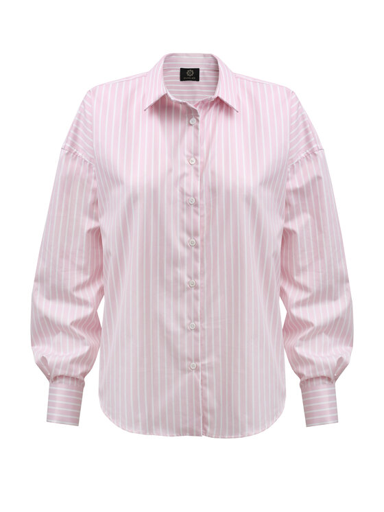 Entelier Entelier Koszula Oversize classic Różowy Oversize