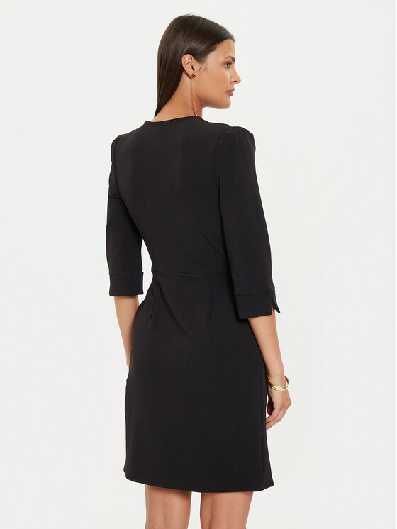 Rinascimento Rinascimento Koktejlové šaty CFC0019592002 Čierna Regular Fit