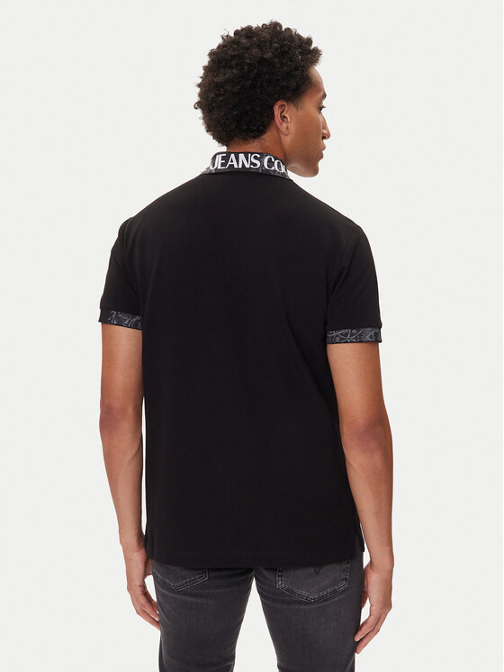 Versace Jeans Couture Versace Jeans Couture Polo 79GAGT03 CJ01T Crna Regular Fit