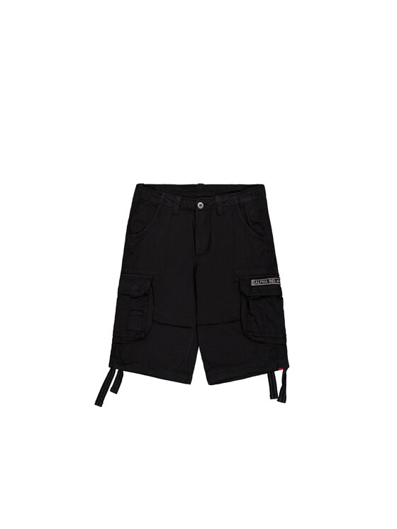 Alpha Industries Alpha Industries Szorty Jet Short Czarny Regular Fit