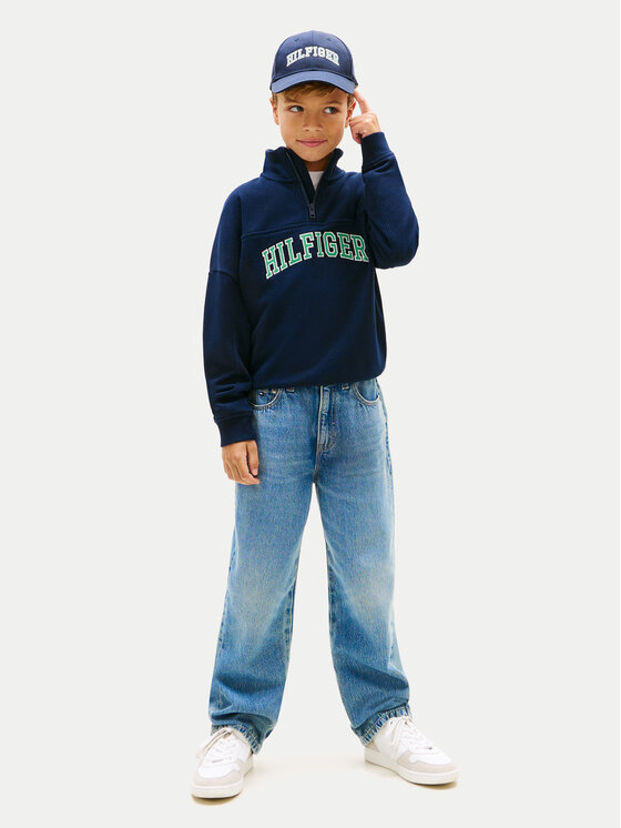 Tommy Hilfiger Tommy Hilfiger Jeansy KB0KB10401 Modrá Relaxed Fit