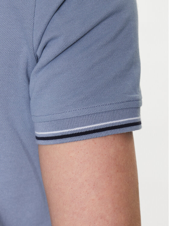 Geox Geox Polo marškinėliai Piquet M3510A-T2649 F4580 Mėlyna Regular Fit