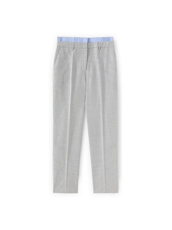 Motivi Motivi Pantaloni di tessuto P052Q004452N0S3 Grigio Regular Fit