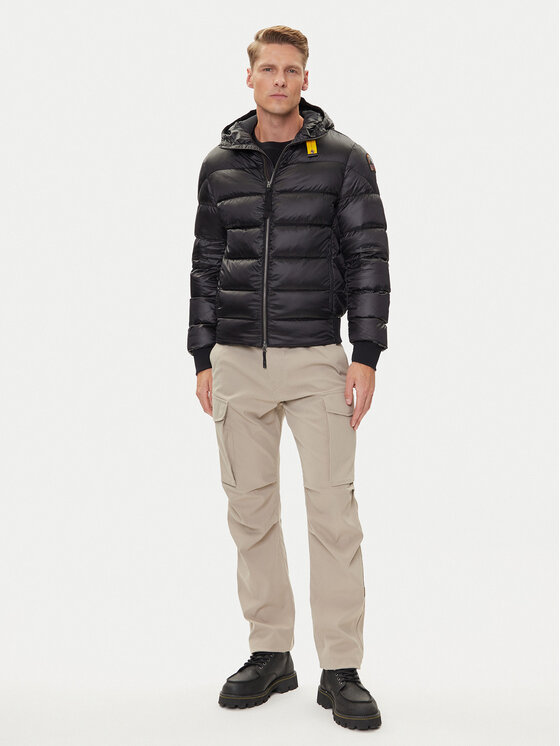 Parajumpers Parajumpers Пухено яке Pharrell 25WMPMPUSX13 Черен Regular Fit
