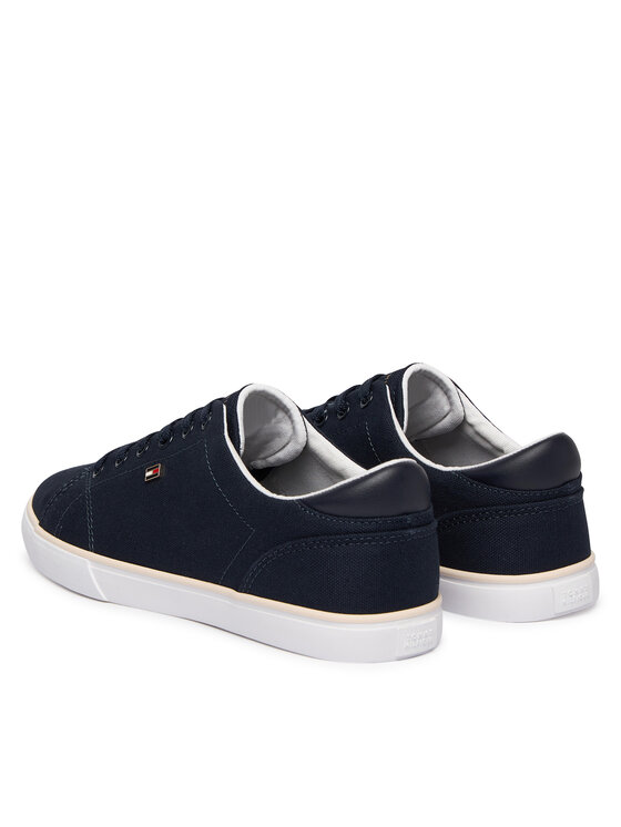 Tommy Hilfiger Tommy Hilfiger Tenisice Th Low Profile Vulc Canvas FW0FW09102 Tamnoplava