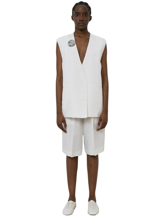 MeiMeiJ MeiMeiJ Camicia m5ei04-bianco Bianco Regular Fit