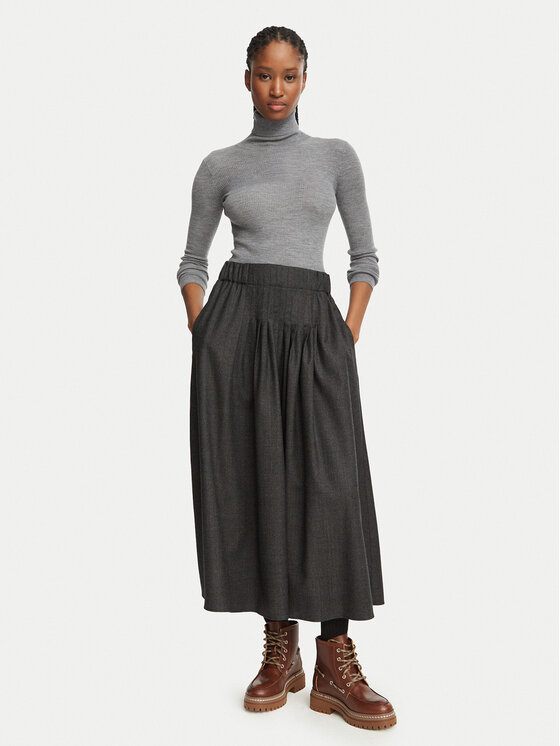 Weekend Max Mara Weekend Max Mara Spódnica midi Ovest 2625106032 Szary Regular Fit