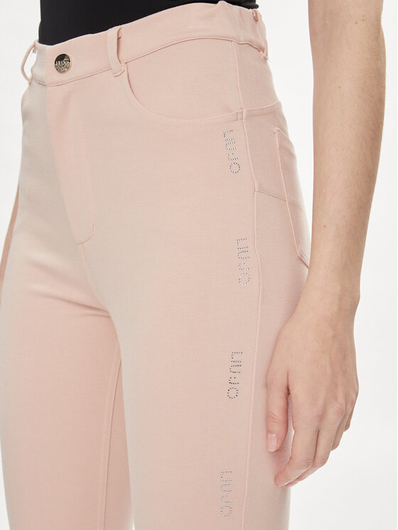 Liu Jo Liu Jo Kalhoty z materiálu TA4149 JS182 Růžová Regular Fit